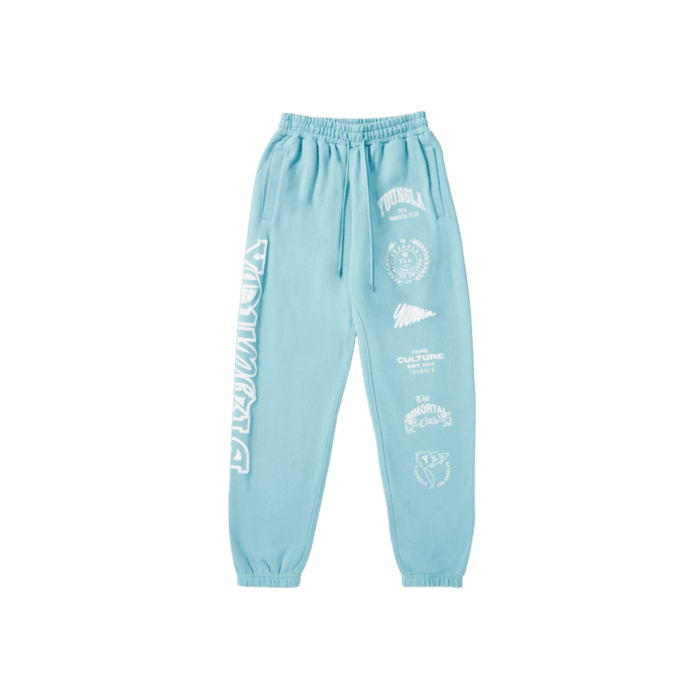 Young LA Immortal Killer Joggers Sky Blue - HypeFly India View 1