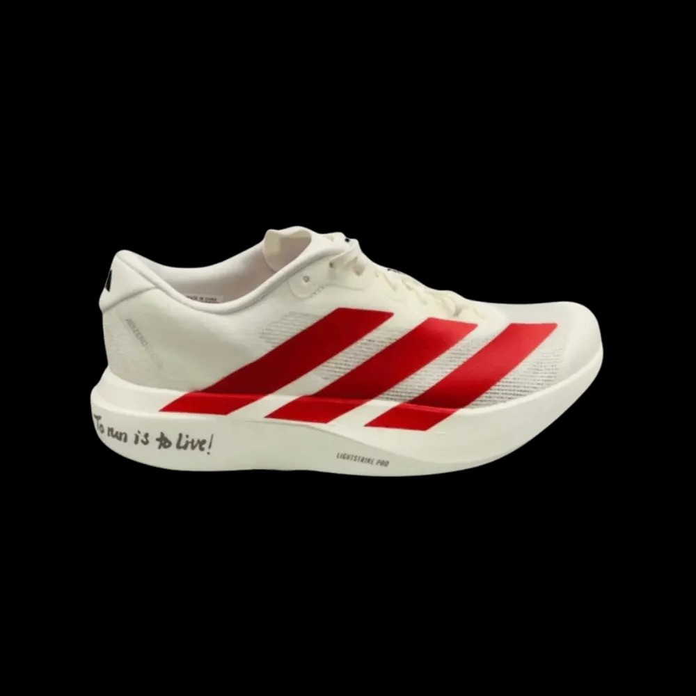 Adidas Adizero Evo SL Off White Better Scarlet - HypeFly India View 1