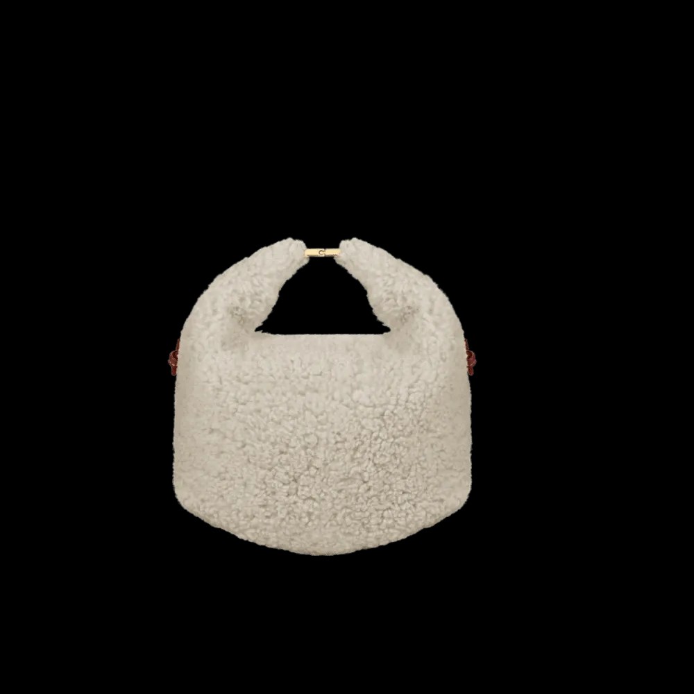 Polene Beri Ecru Shearling - HypeFly India View 2