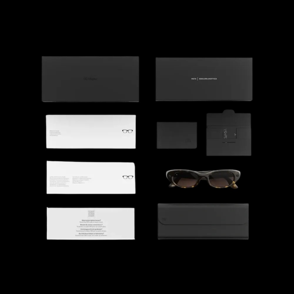 Meta AI Glasses Starfire Kylie Edition Dark Tortoise/Chocolate - HypeFly India View 5