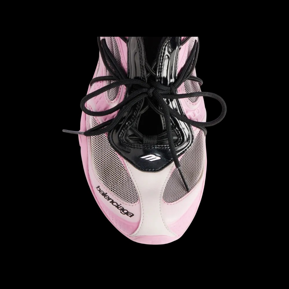 Balenciaga Radar Slip-On Sneaker In Pink - HypeFly India View 5
