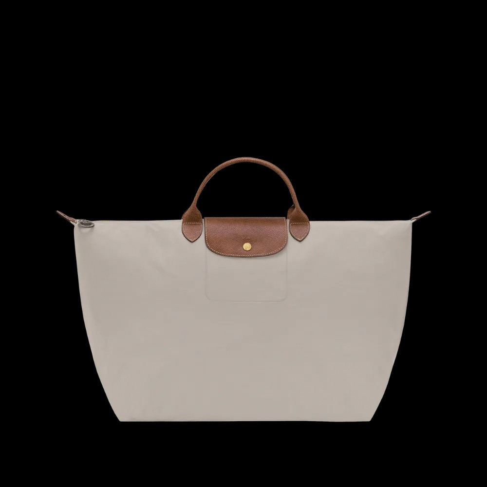 Longchamp Le Pliage Original L Travel bag Pebble - Recycled canvas - HypeFly India View 1