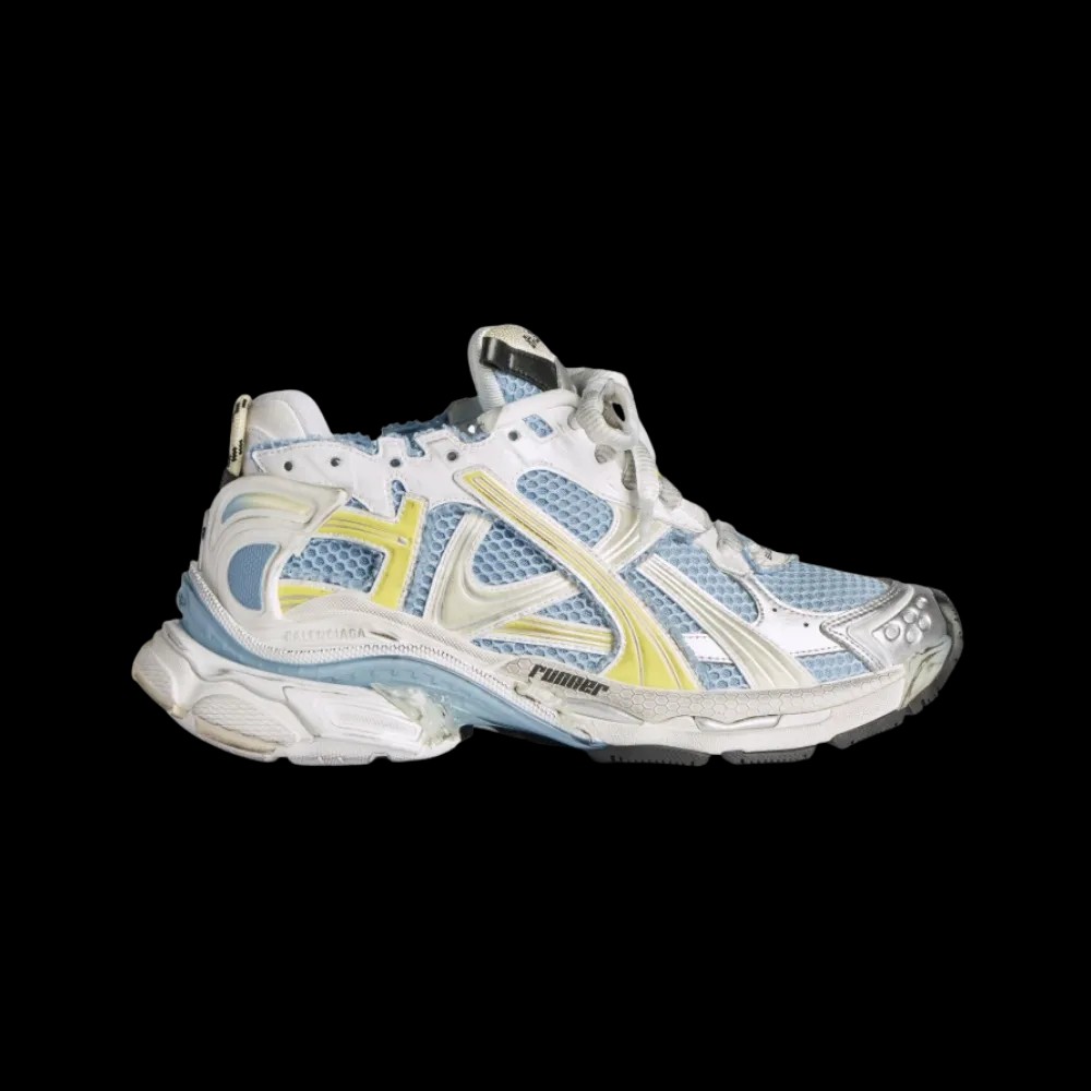 Balenciaga Runner Sneaker In Blue - HypeFly India View 1