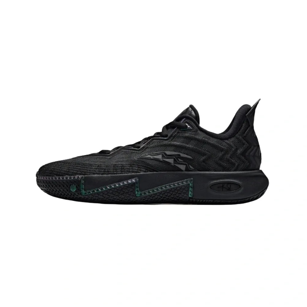 Anta Kai 2 "Triple Black" Basketball Shoes - HypeFly India View 2