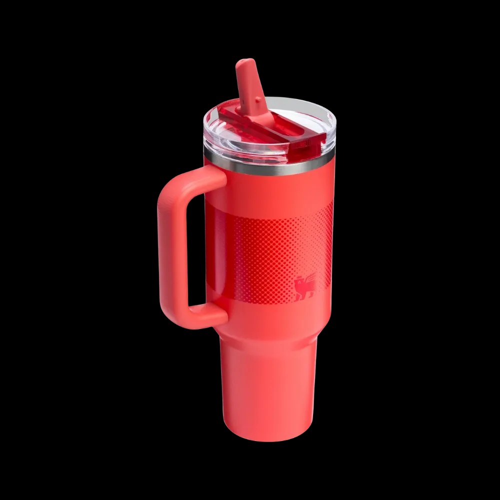 Stanley Quencher ProTour Flip Straw Tumbler (40OZ) Hot Coral Fade - HypeFly India View 2