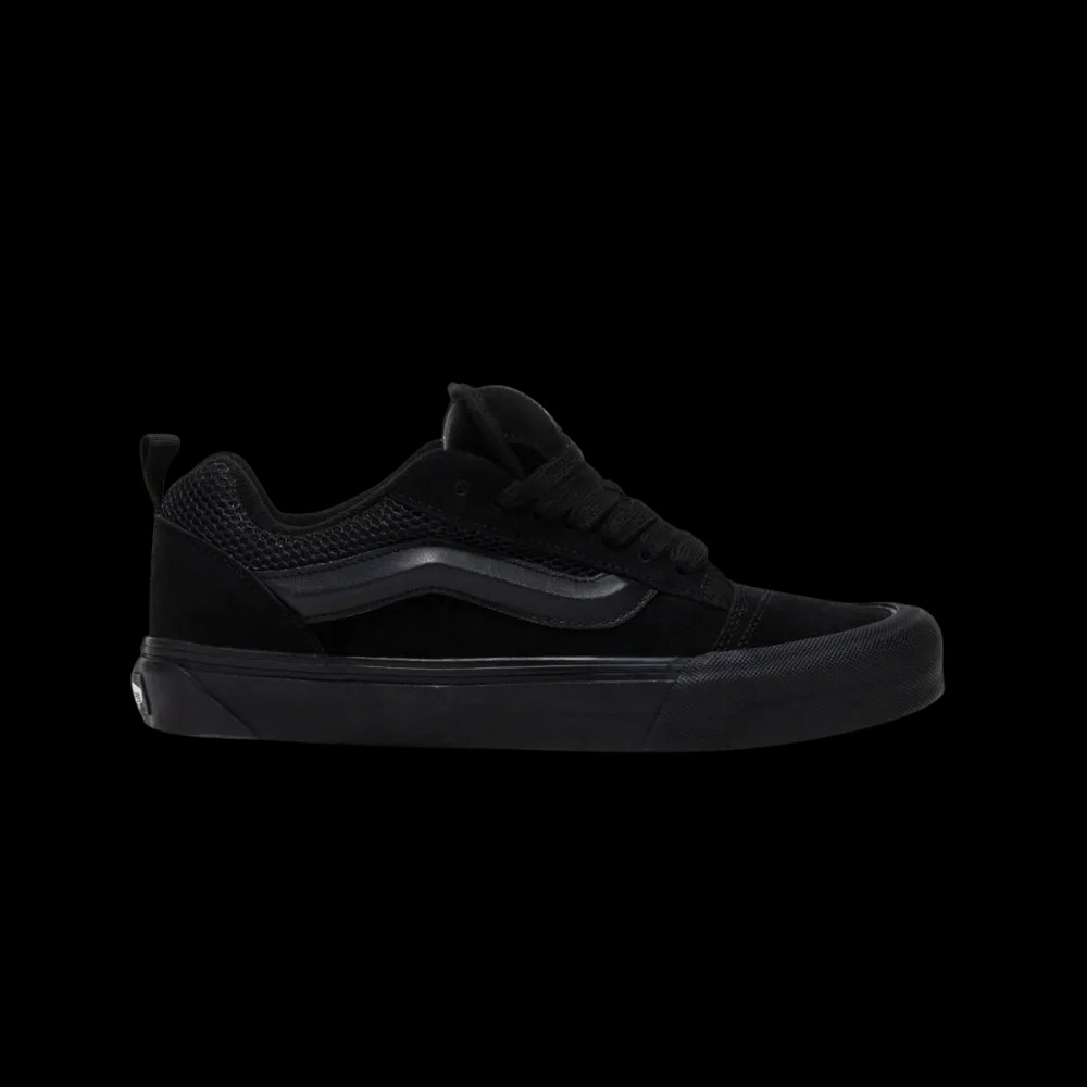 Vans Knu Skool Shoe ALL Black - HypeFly India View 1