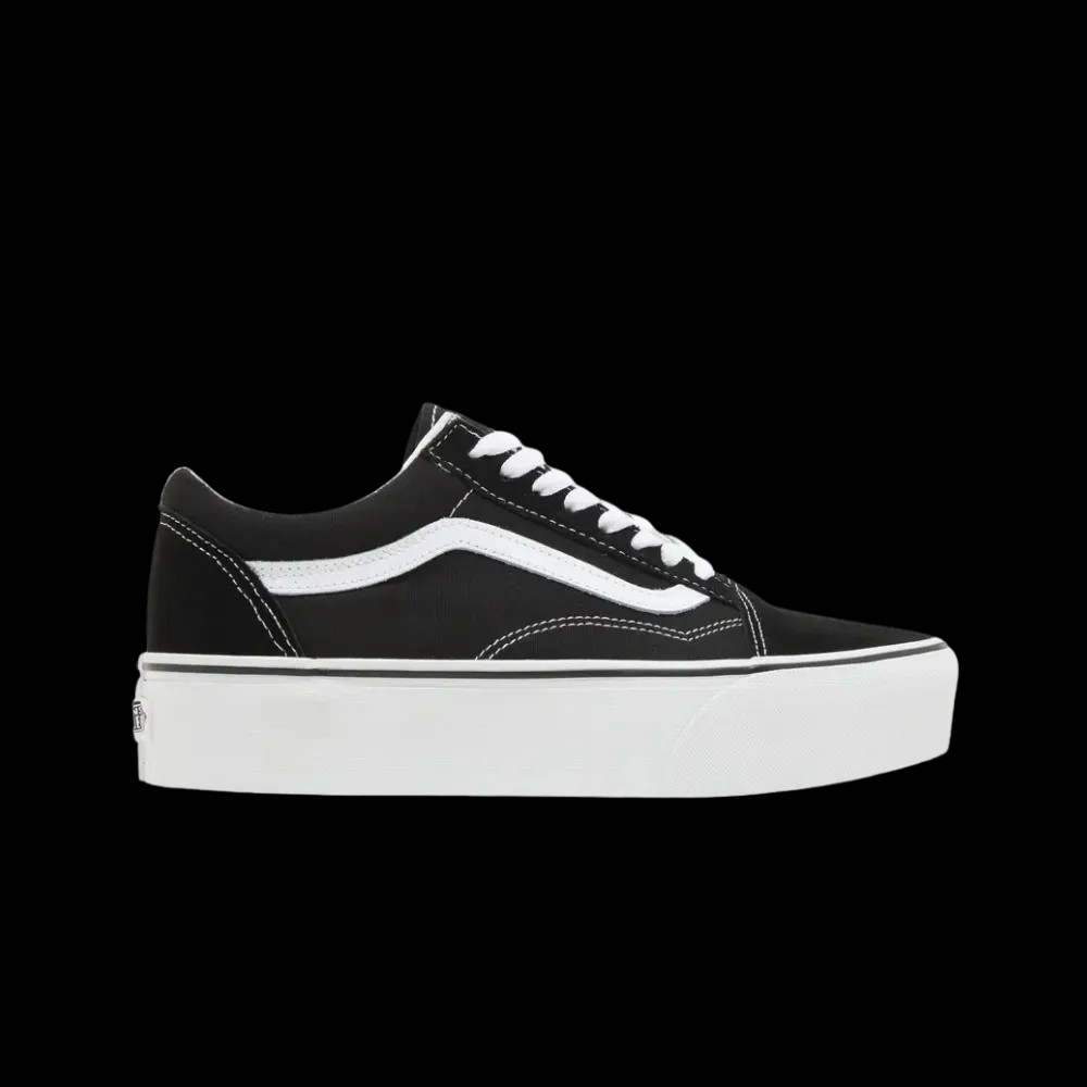 Vans Old Skool Platform Shoe Black And White - HypeFly India View 1