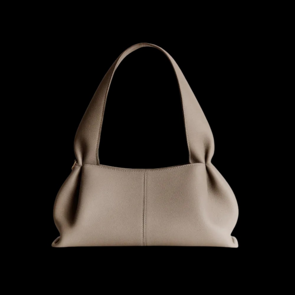 Polène Numéro Neuf East West Textured Taupe - HypeFly India View 1