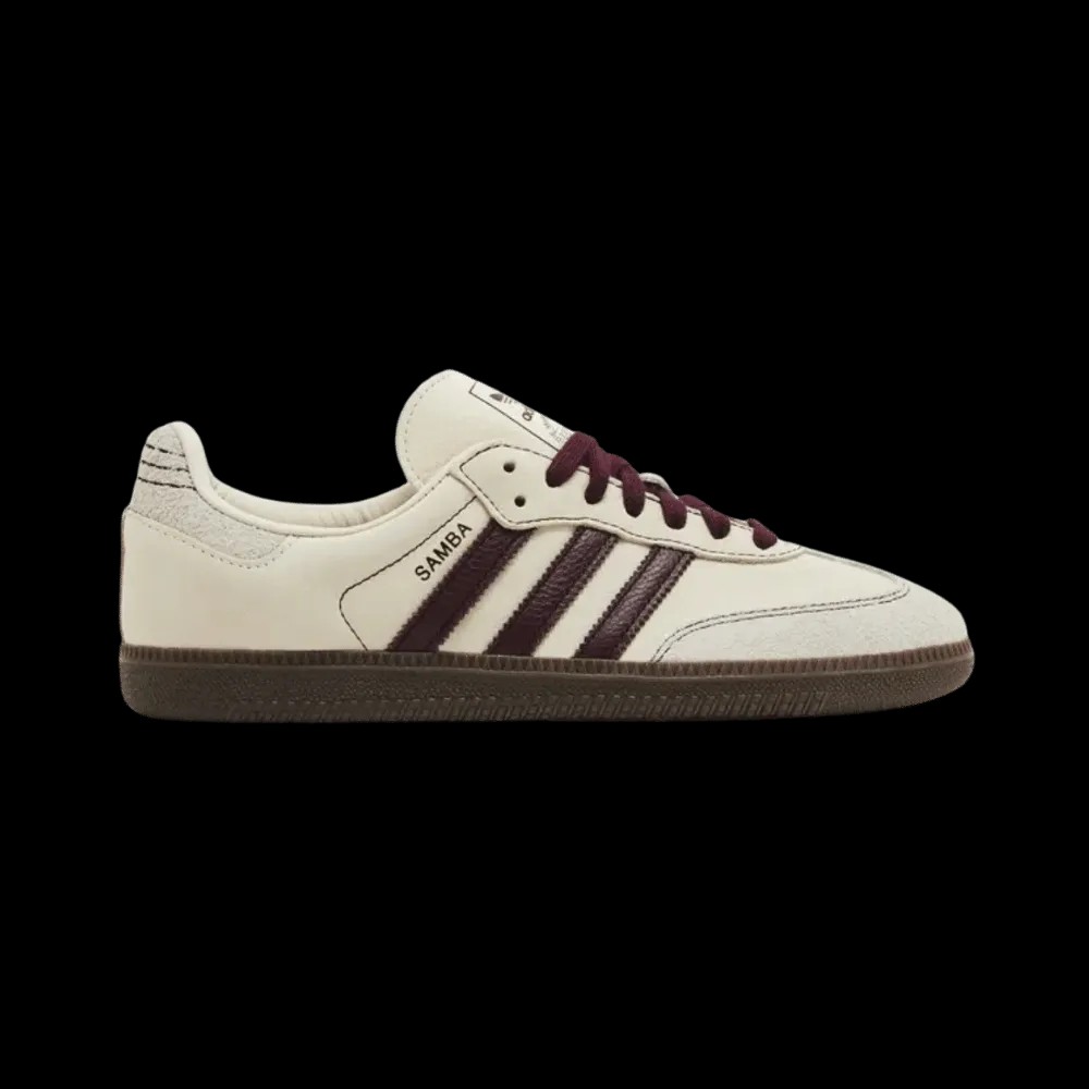 Wmns Samba OG 'Wonder White Maroon' - HypeFly India View 1