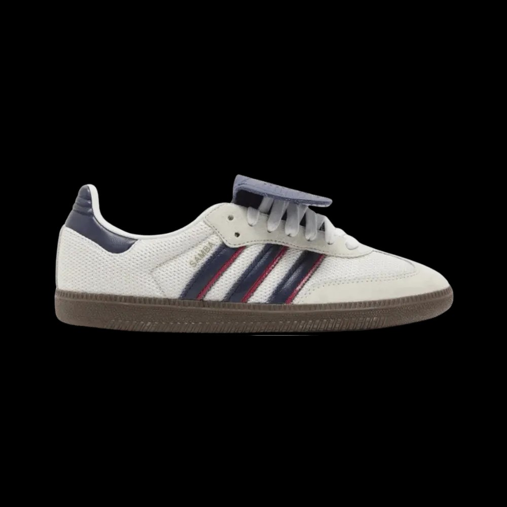 Samba LT 'Crystal White Dark Blue' - HypeFly India View 1