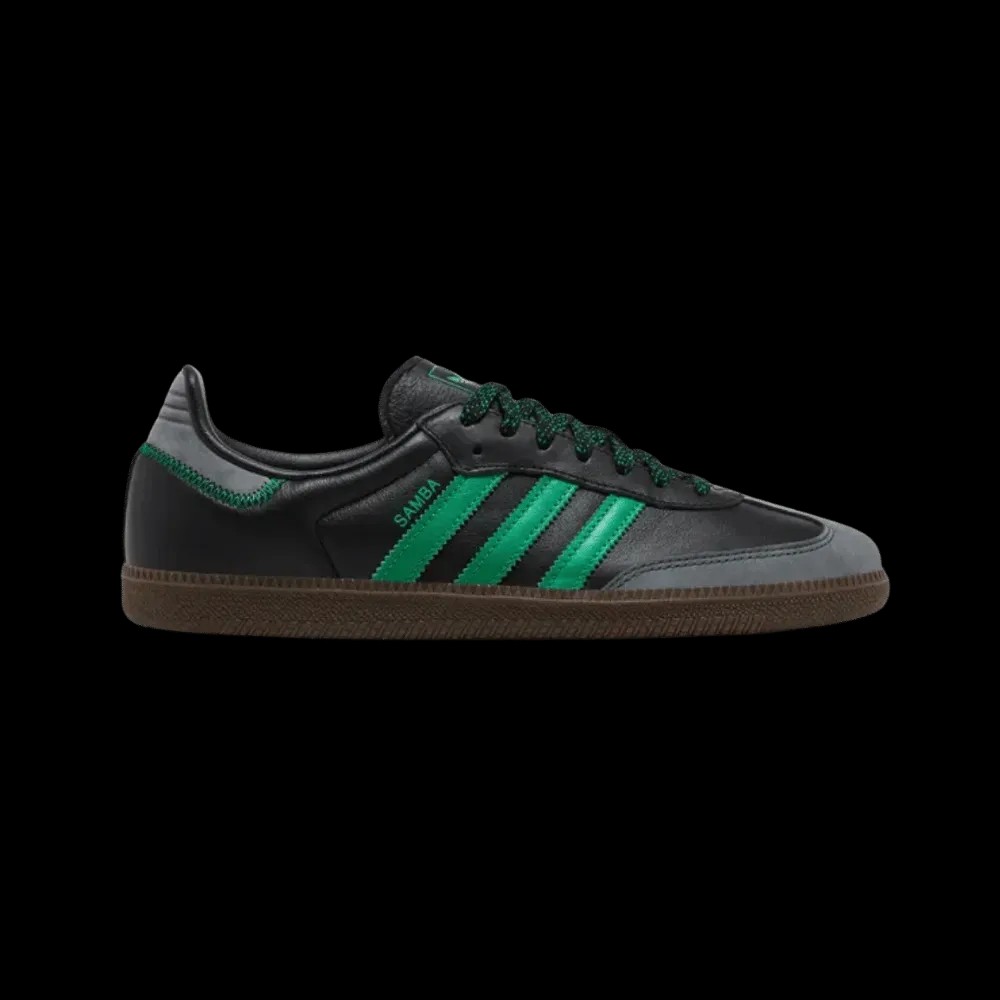Samba OG 'Black Green' - HypeFly India View 1
