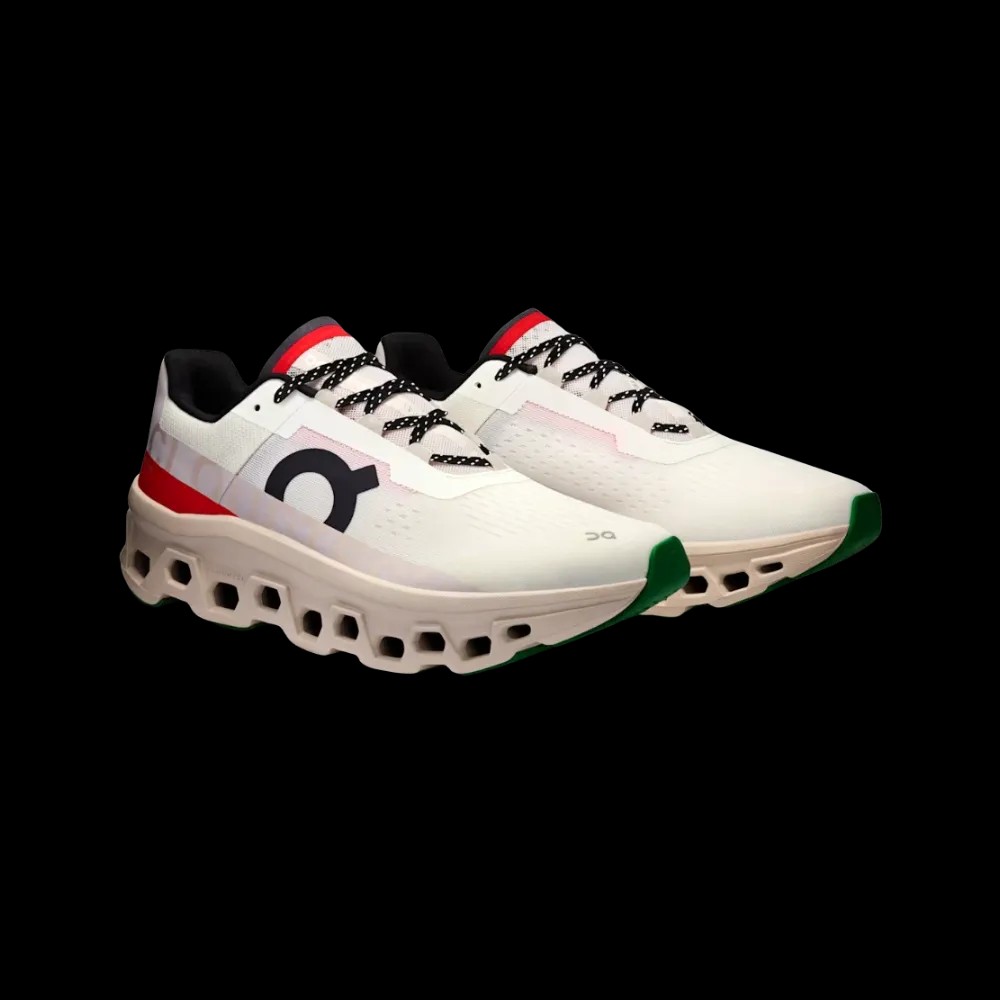 On Running Cloudmonster Ivory Pearl - HypeFly India View 2