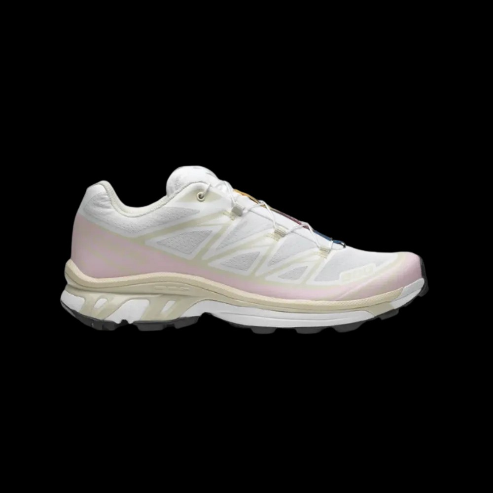 Salomon XT-6 White / Fairy Tale / Almond Milk - HypeFly India View 1