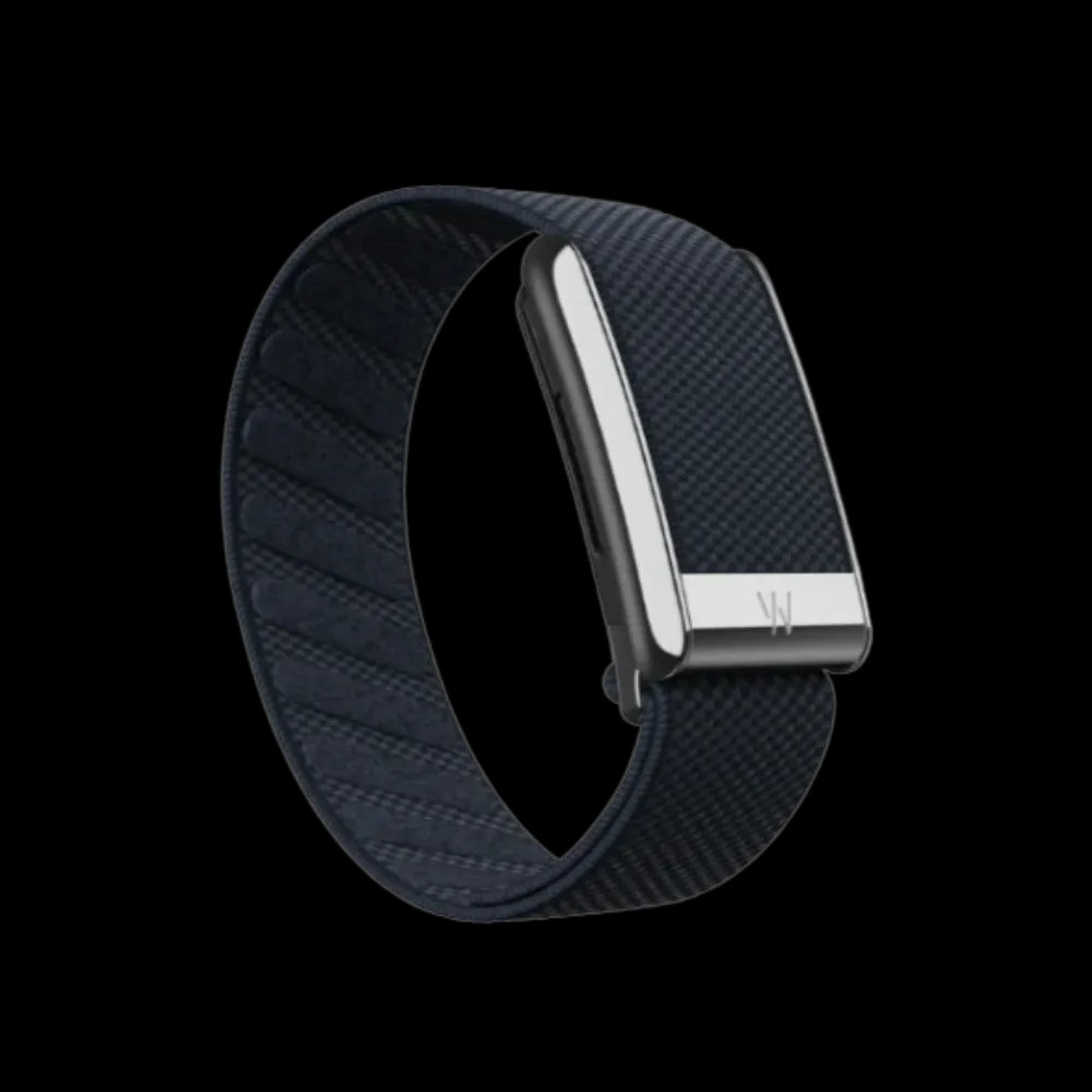 Whoop 5.0 / MG Life  Superknit Luxe Midnight with Titanium Band (Strap Only) - HypeFly India View 1