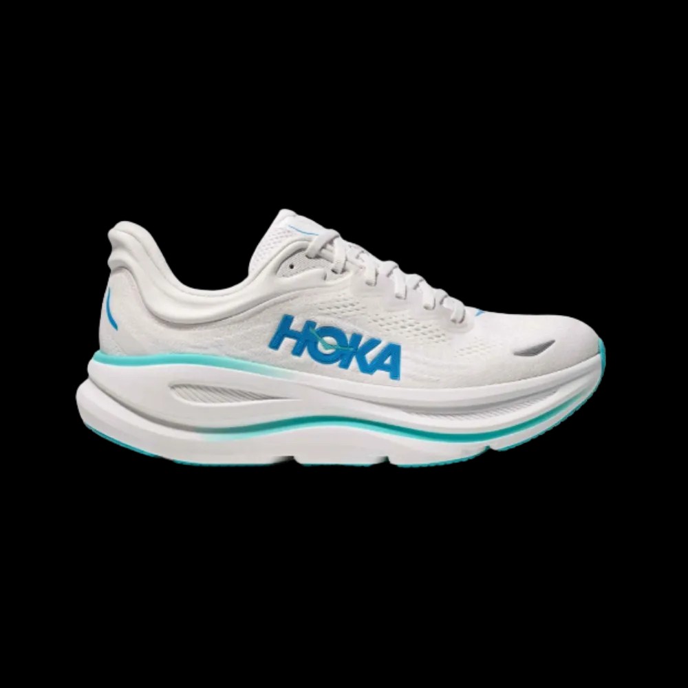 Hoka Bondi 9 White And Blue - HypeFly India View 1