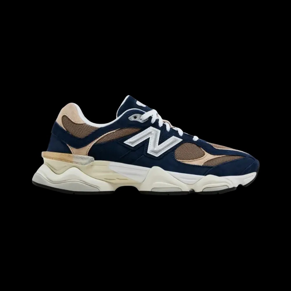 New Balance 9060 Navy Mushroom - HypeFly India View 1