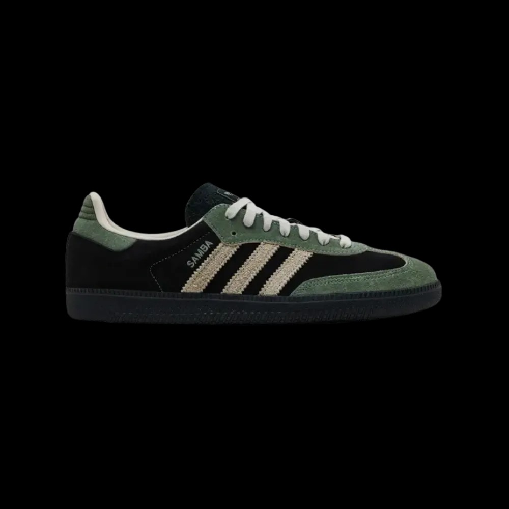 Adidas Samba OG 'Black Silver Green' - HypeFly India View 1