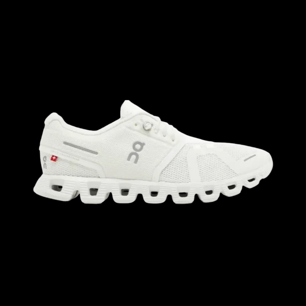 Cloud 5 All White On Running - HypeFly India View 1