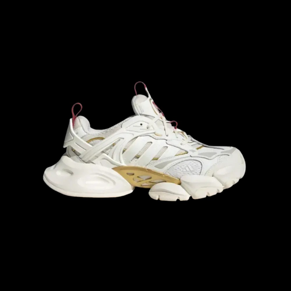 Adidas XLG Runner Deluxe Off White Gold Metallic Red - HypeFly India View 1