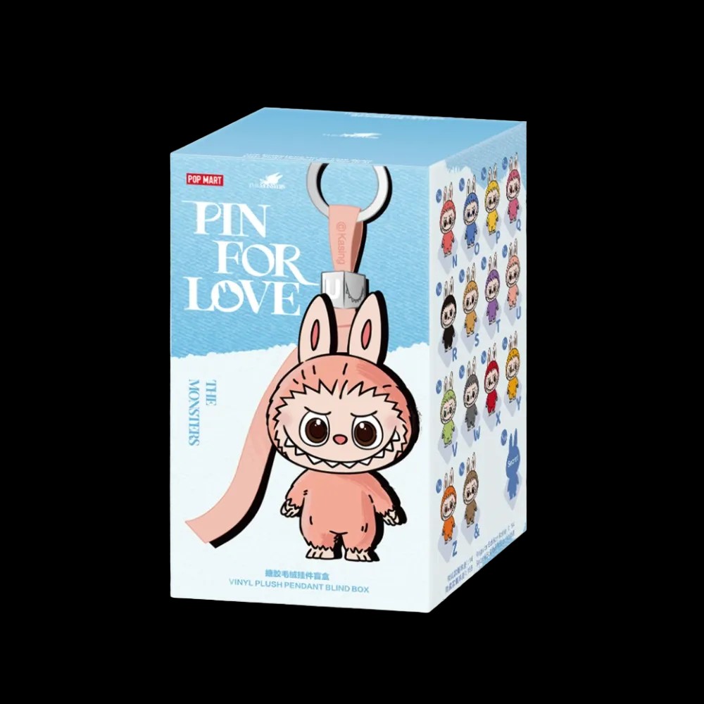 Pop Mart Labubu The Monsters Pin for Love Series Vinyl Plush Pendant (N-Z) Single Blind Box - HypeFly India View 1