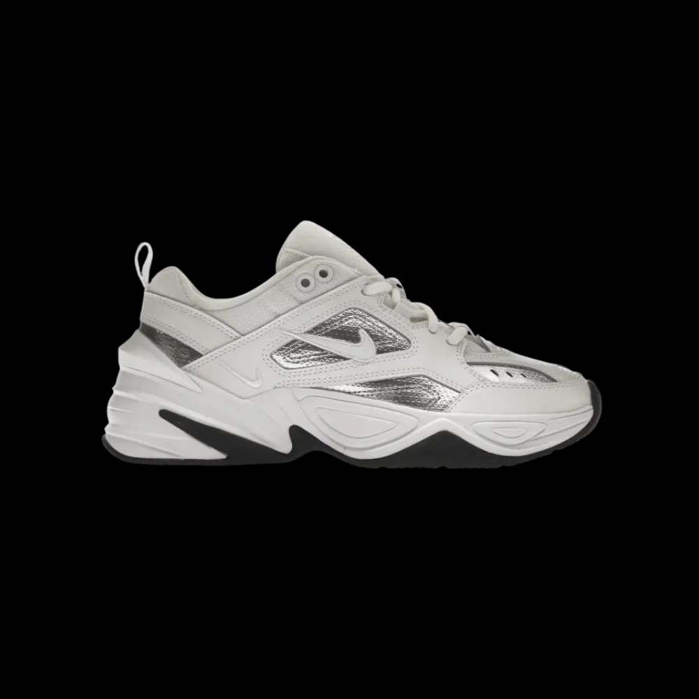 Nike M2K Tekno White Metallic Silver Black - HypeFly India View 1