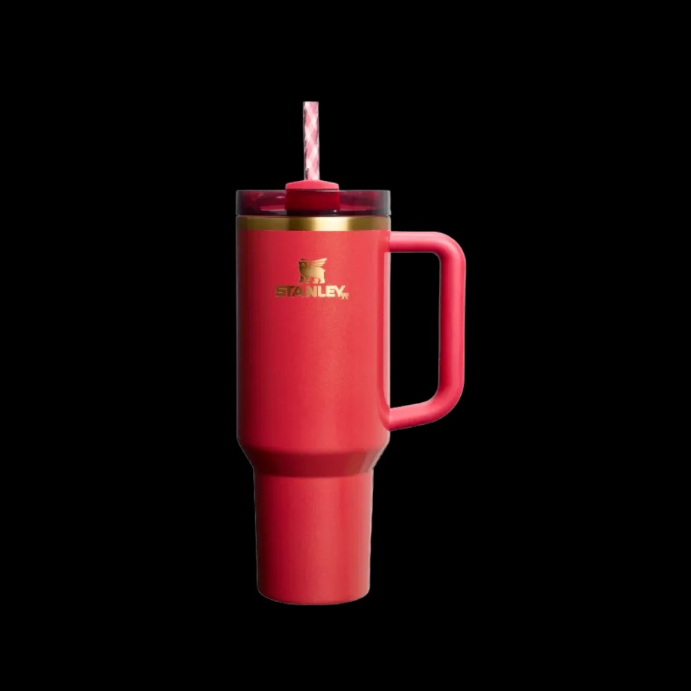 Stanley The Quencher H2.0 Flowstate Tumbler Scarlet Tinsel - HypeFly India View 1