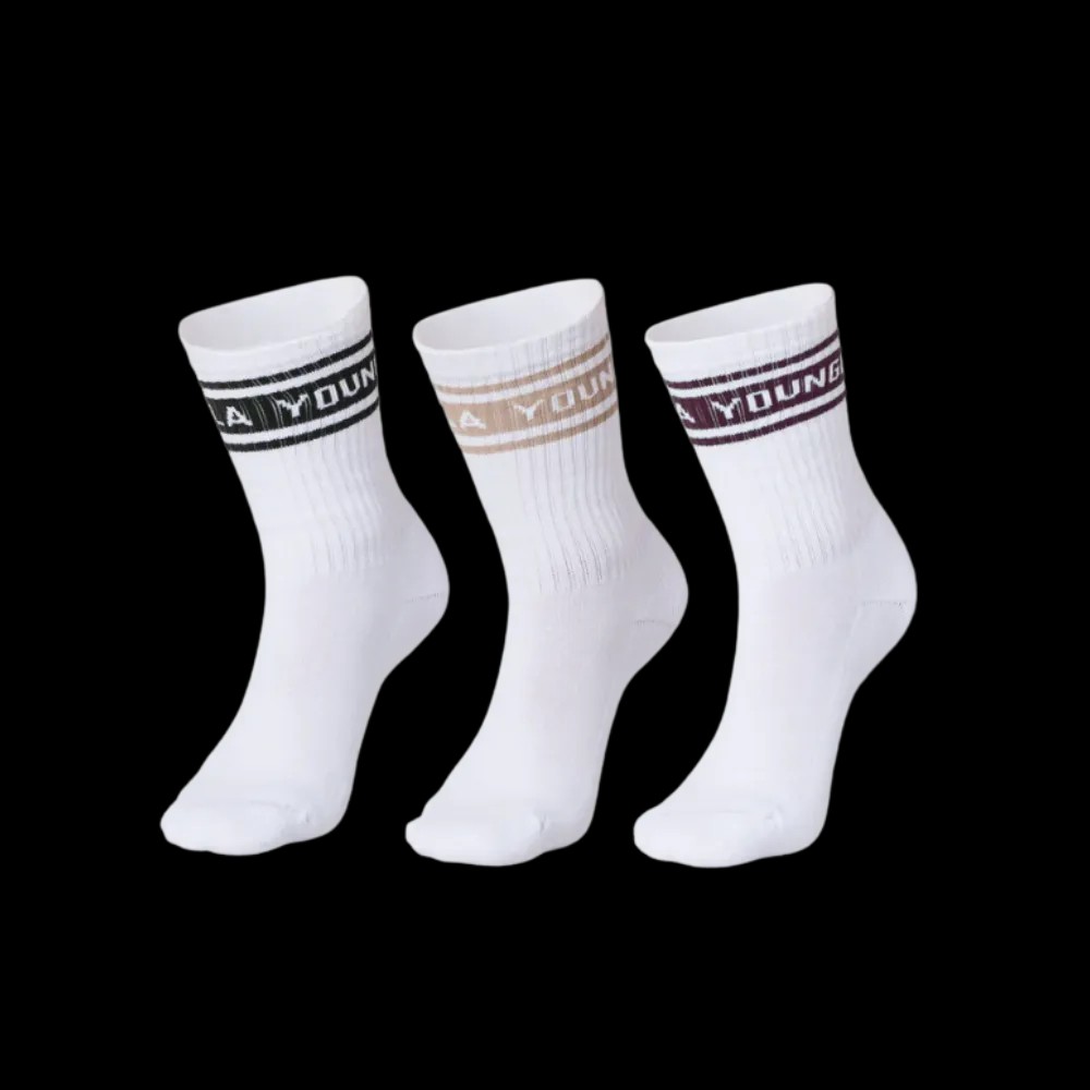 YoungLA Elevate crew socks Purple Pack - HypeFly India View 1