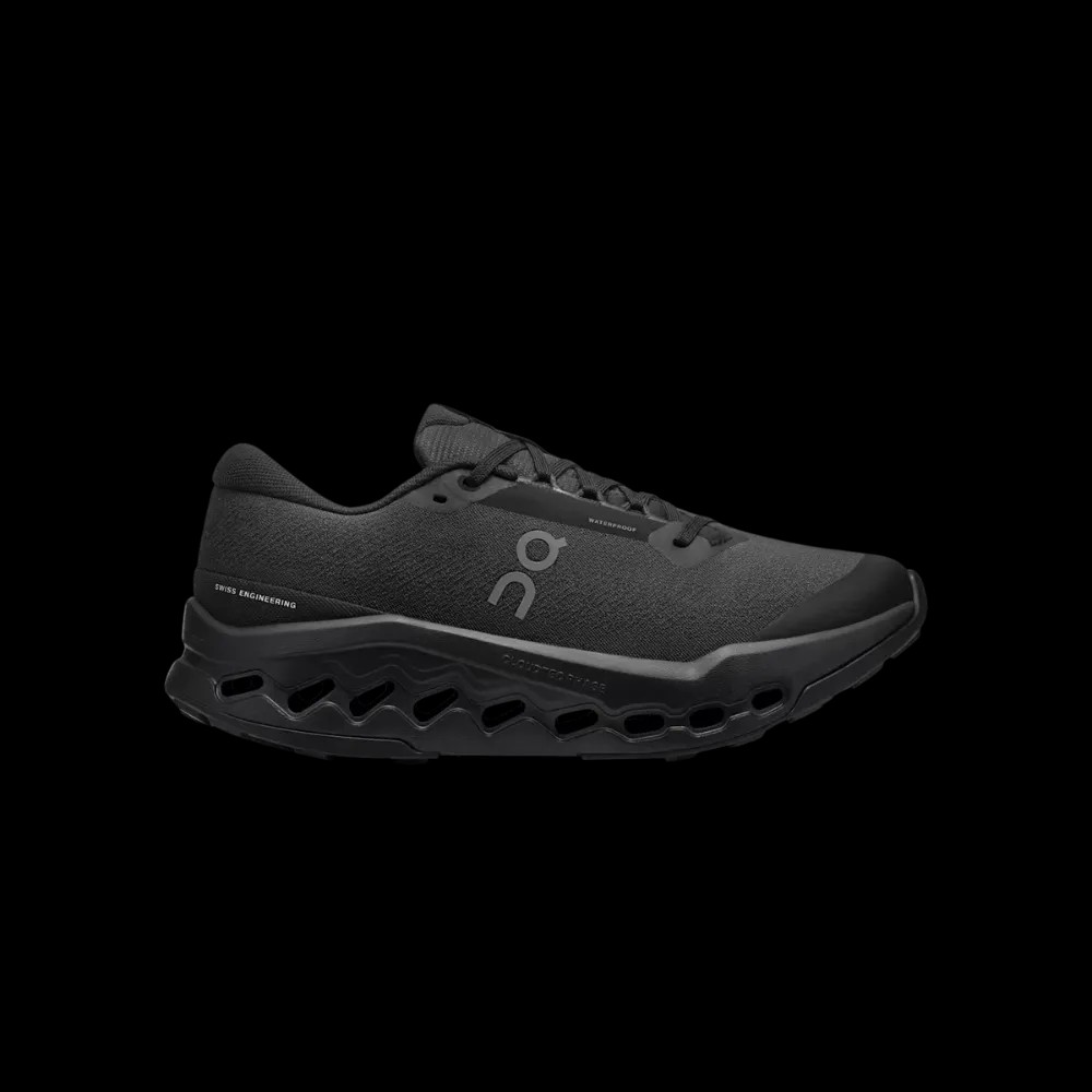 On Running Cloudsurfer Trail 2 Waterproof Black - HypeFly India View 1