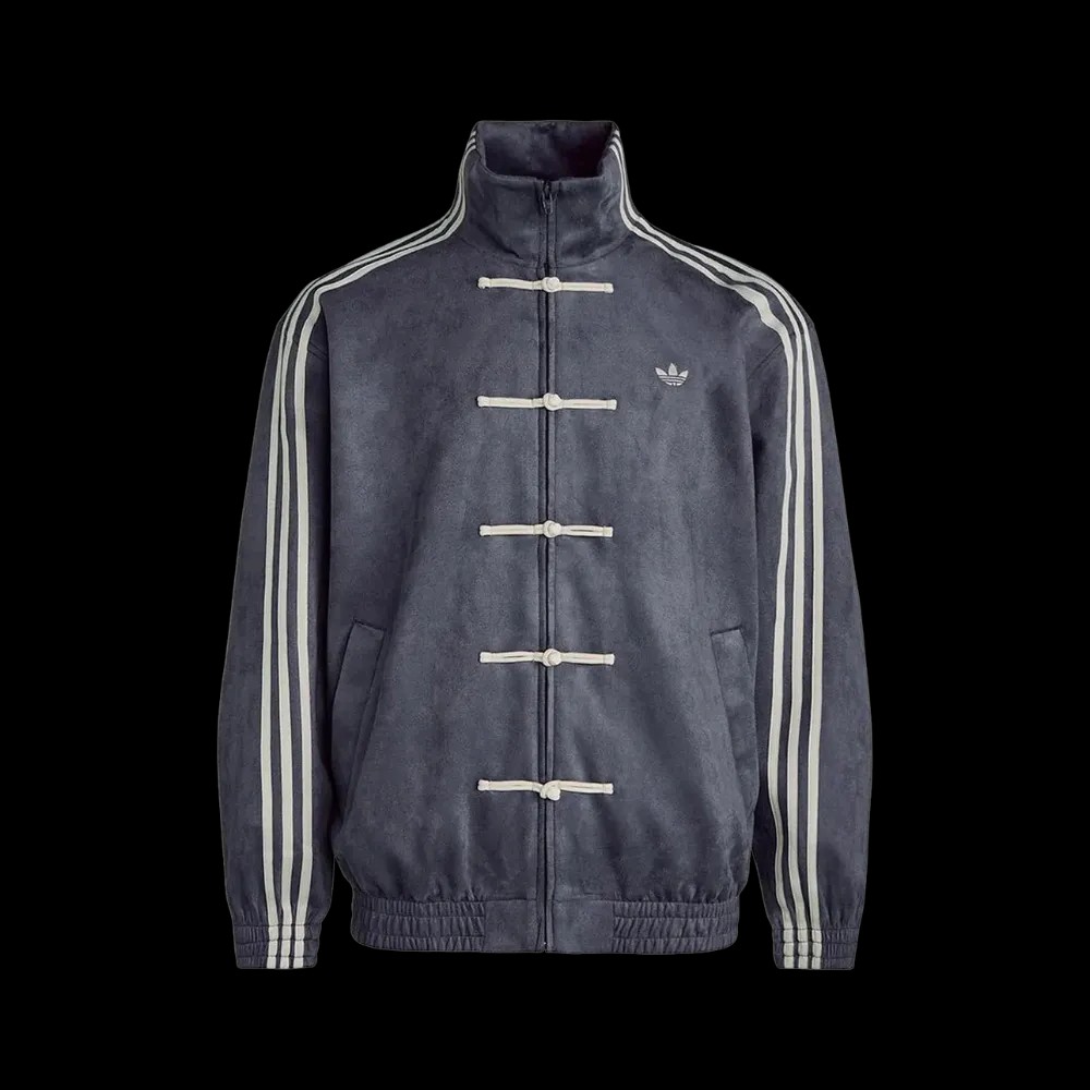 Adidas Originals CTT Chinese Track Top Casual Jacket Dark Grey - HypeFly India View 1