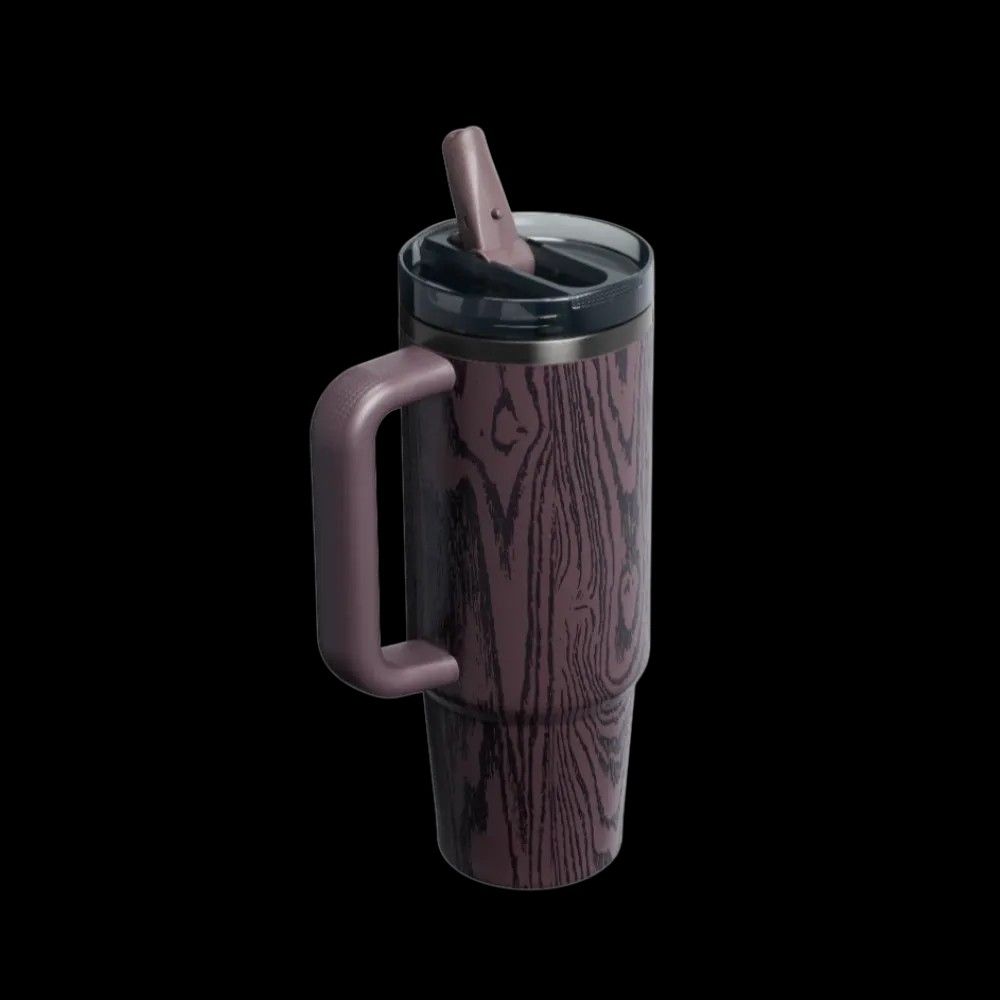 Stanley Cheers and Cheer Quencher ProTour Flip Straw Tumbler 30OZ Redwood Woodgrain - HypeFly India View 3