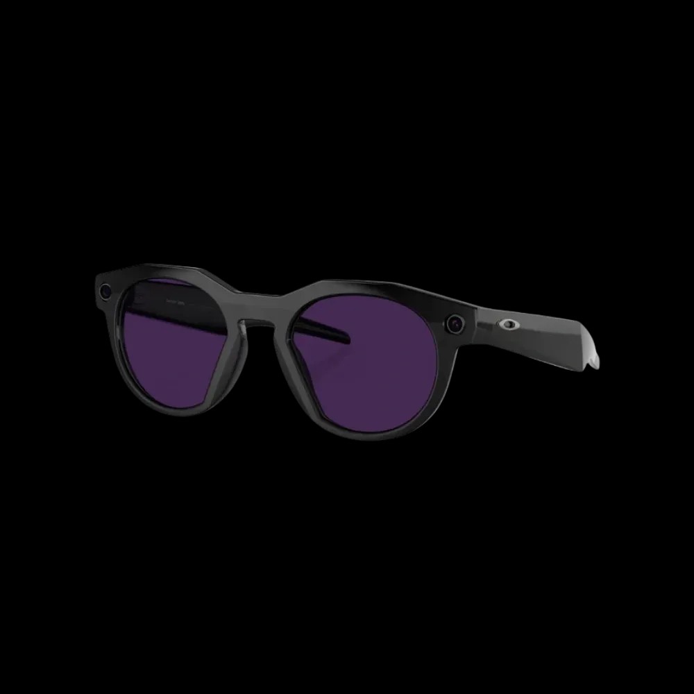 Meta x Oakley HSTN Glasses - Amethyst Transition Lens with Black Frame - HypeFly India View 1