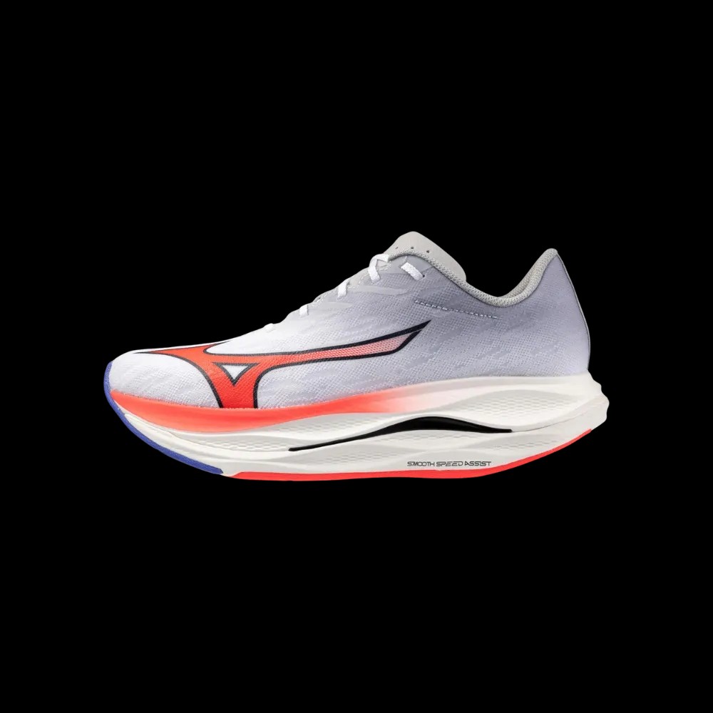 Mizuno Wave Rebellion Flash 3 White-Fiery Coral - HypeFly India View 3