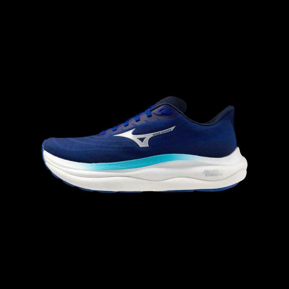 Mizuno Wave Sky 9 Deep Abyss-Silver - HypeFly India View 3