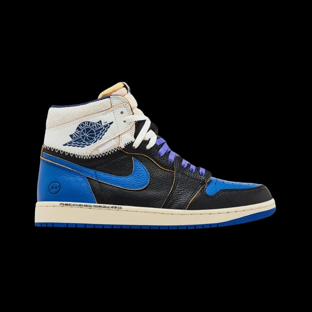 Fragment Design x Union LA x Air Jordan 1 Retro High OG 'Sport Royal' - HypeFly India View 1