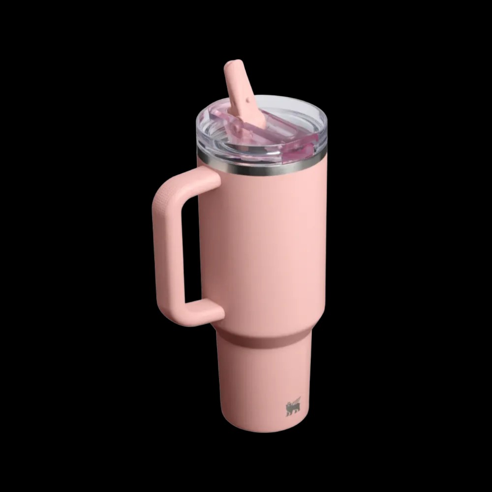 Stanley Quencher ProTour Flip Straw Tumbler 40 OZ Peach Rose - HypeFly India View 2