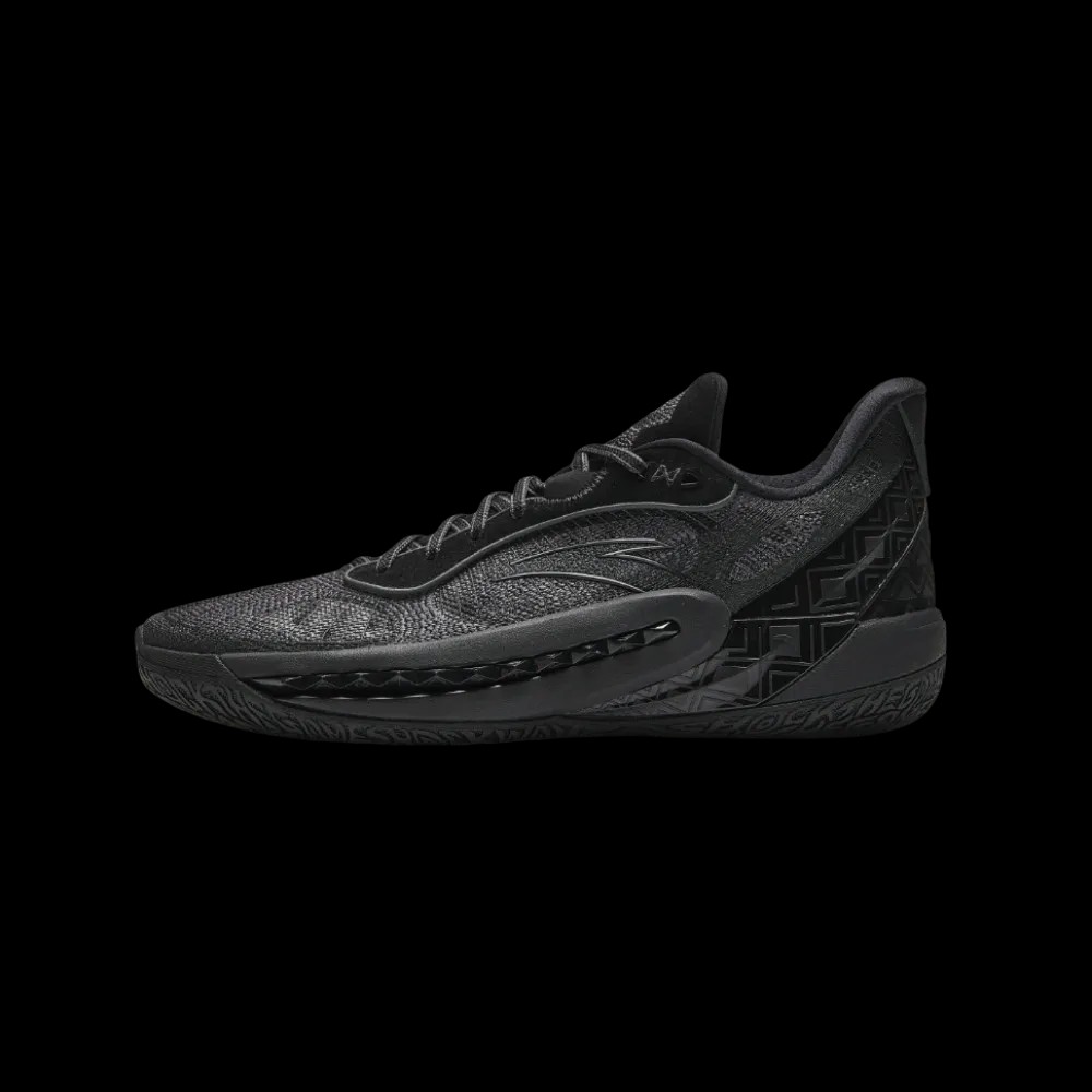 Anta Shockwave 6 Pro Black Warrior Black - HypeFly India View 2