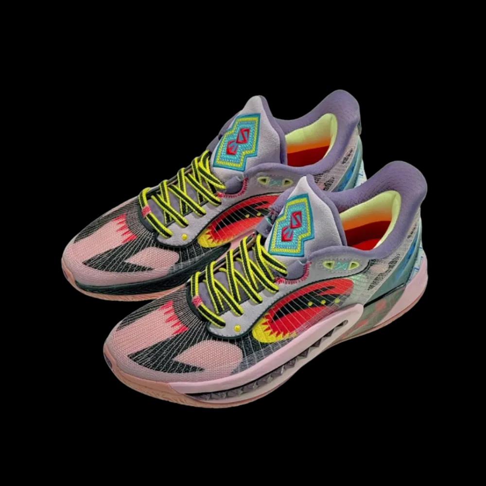Anta Crazy Tide 6 Pro Pink Black Purple - HypeFly India View 3