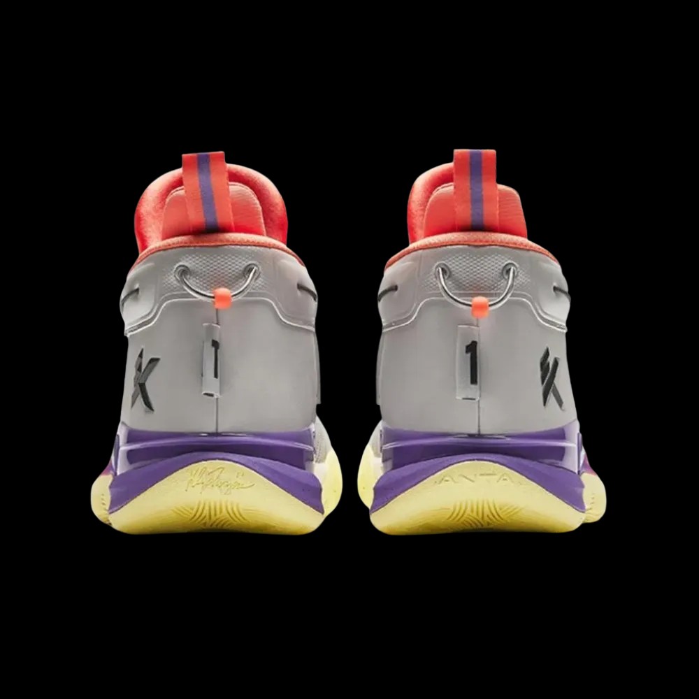 Anta KT9 Gray Orange Purple - HypeFly India View 4