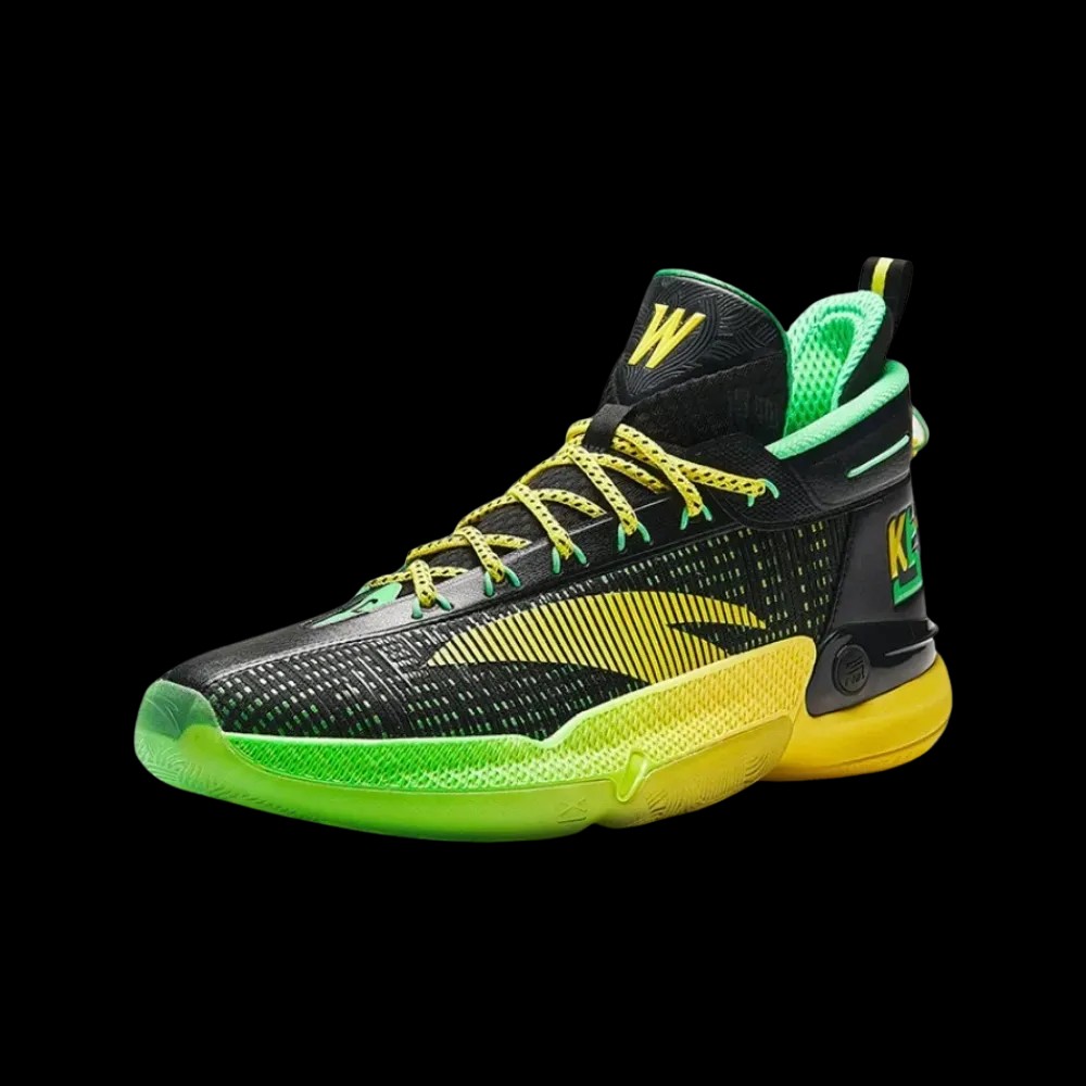 Anta KT9 Black Yellow Green - HypeFly India View 2