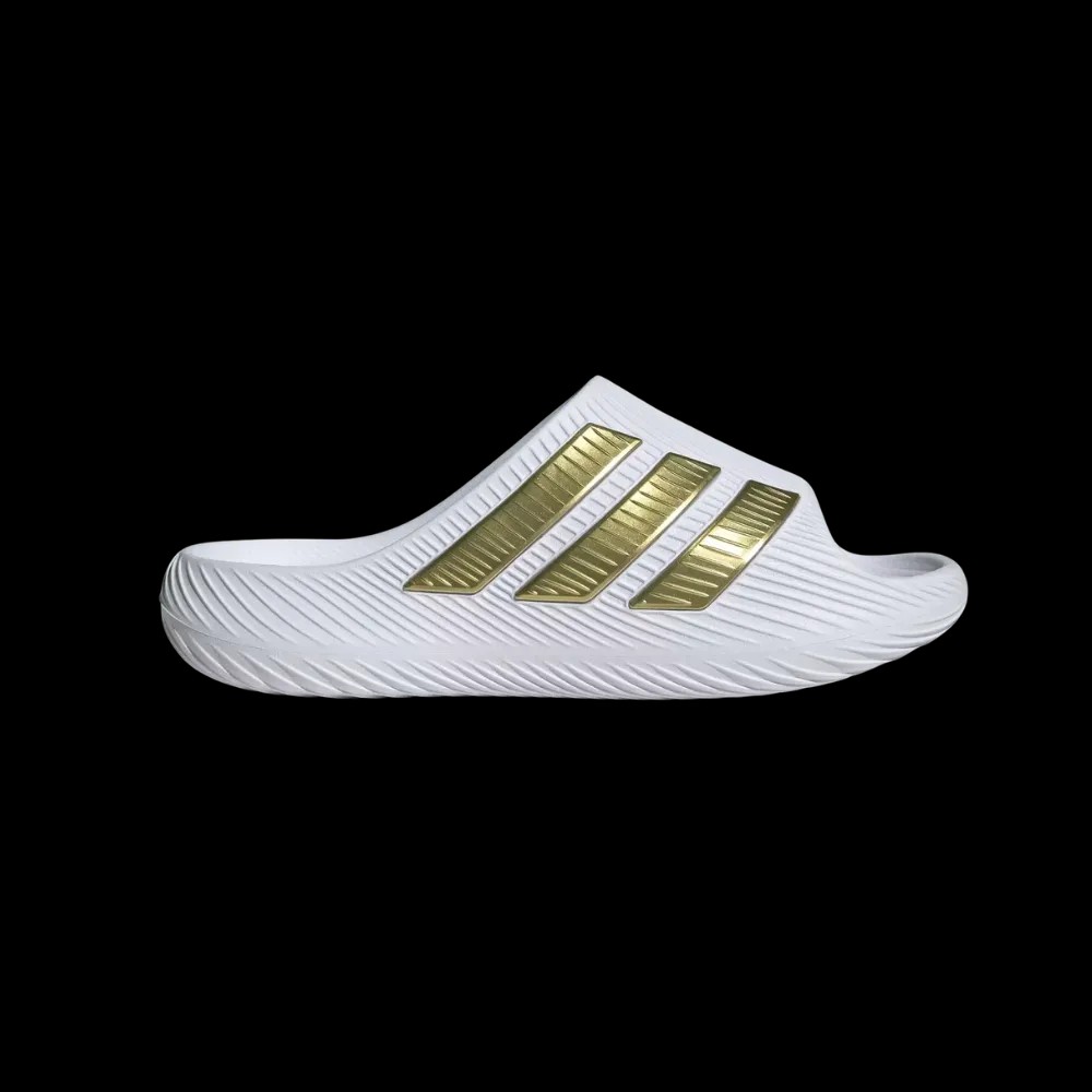 Adidas Purechill Slides Gold Metallic - HypeFly India View 1