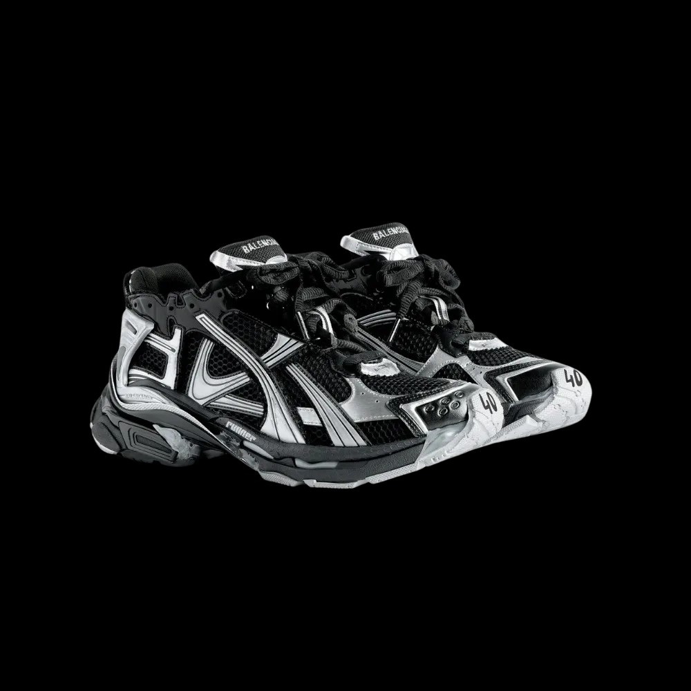 Balenciaga Runner Sneaker In Black - HypeFly India View 5