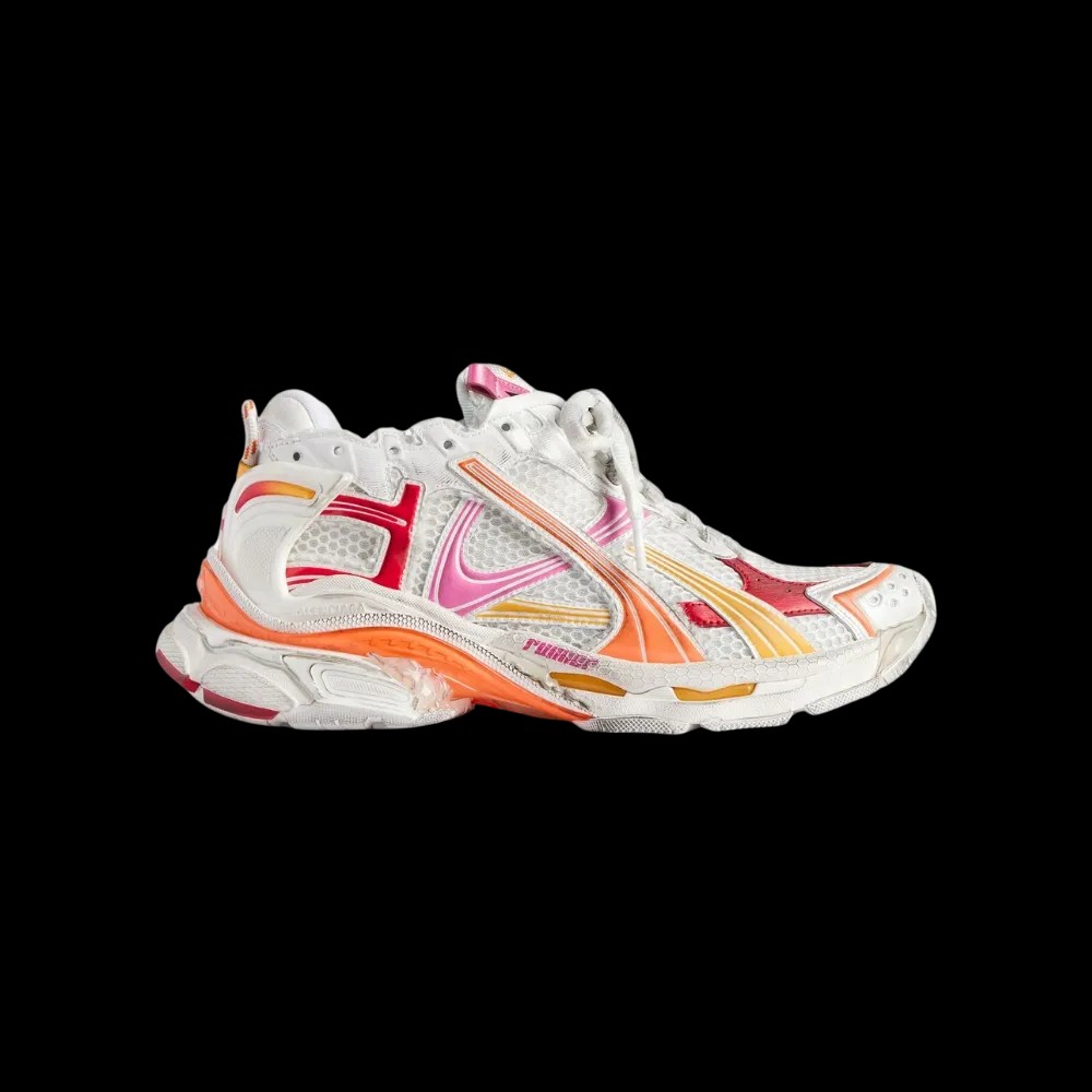 Balenciaga Runner Sneaker In Orange - HypeFly India View 1