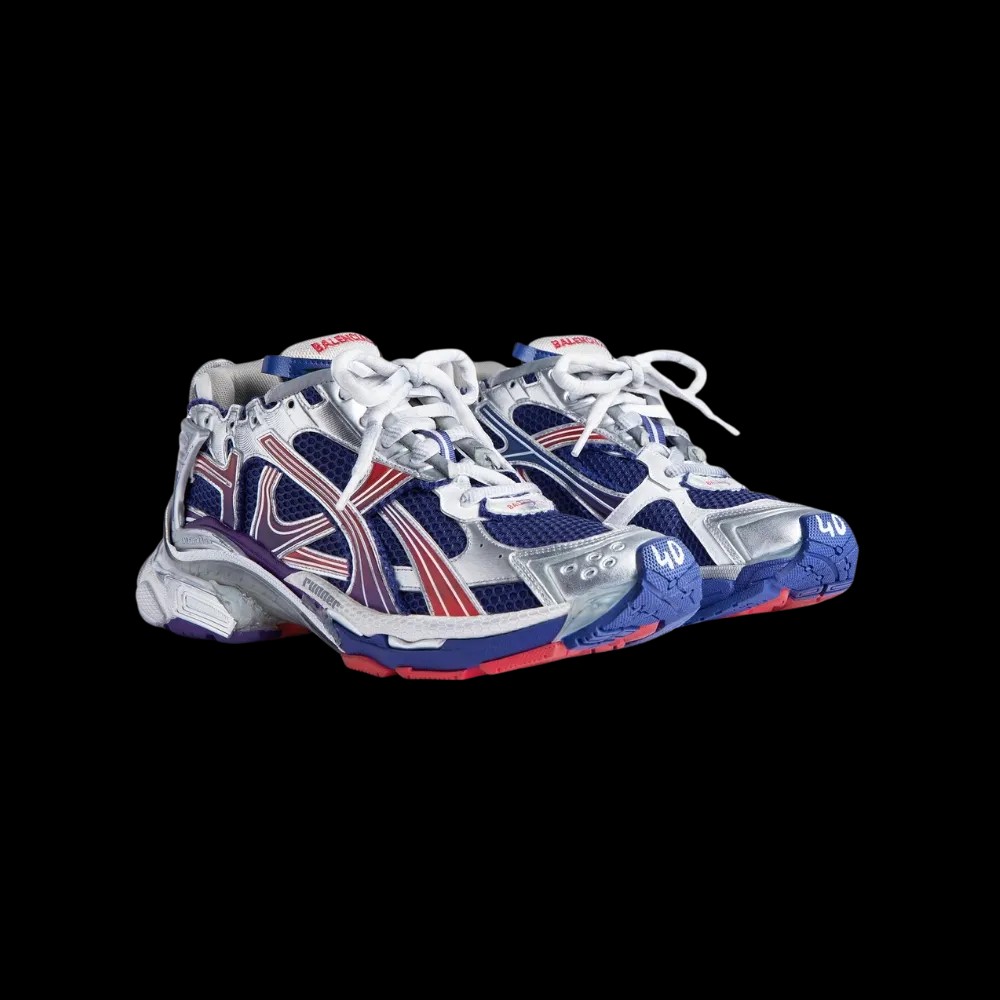 Balenciaga Runner Gradient Sneaker In Navy - HypeFly India View 5