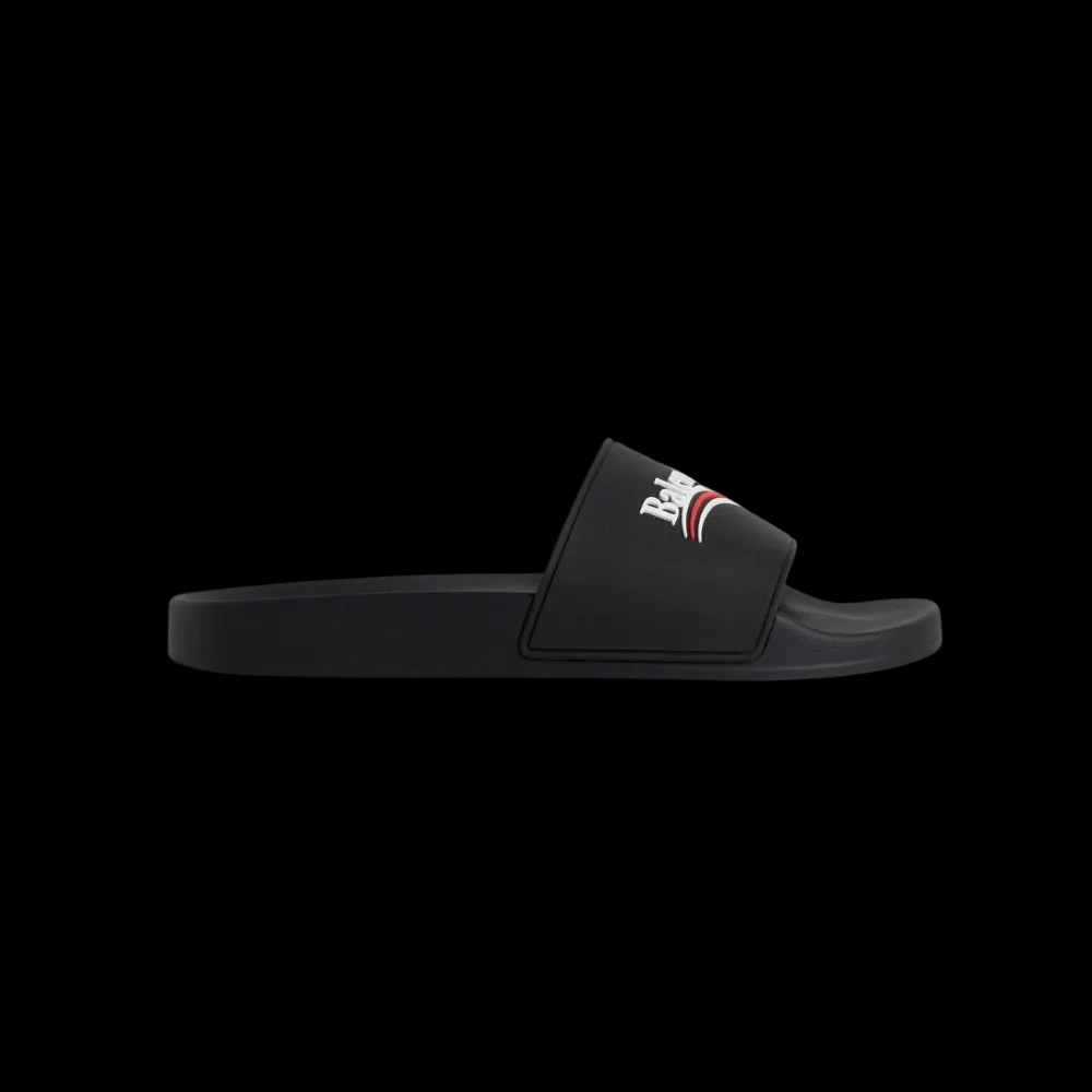 Balenciaga Pool Slide Sandal In Black - HypeFly India View 1