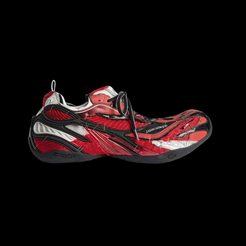 Balenciaga Soleless Sneaker In Red - HypeFly India View 1