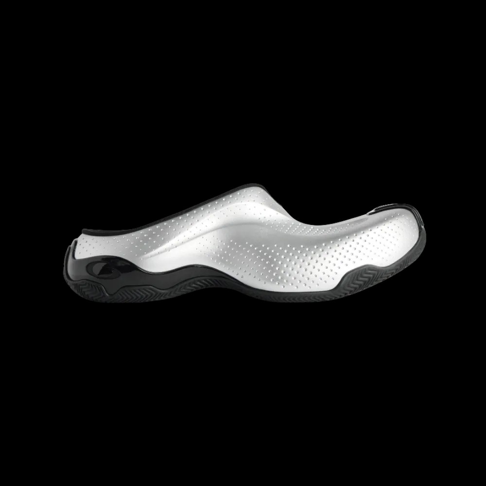 Balenciaga Basketball Mule Sneaker In Silver - HypeFly India View 1