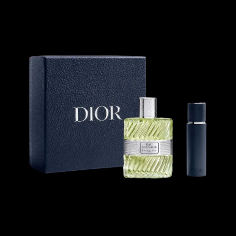 Eau Dior Sauvage Gift Set - Limited Edition Eau De Toilette And Travel Spray - HypeFly India View 2