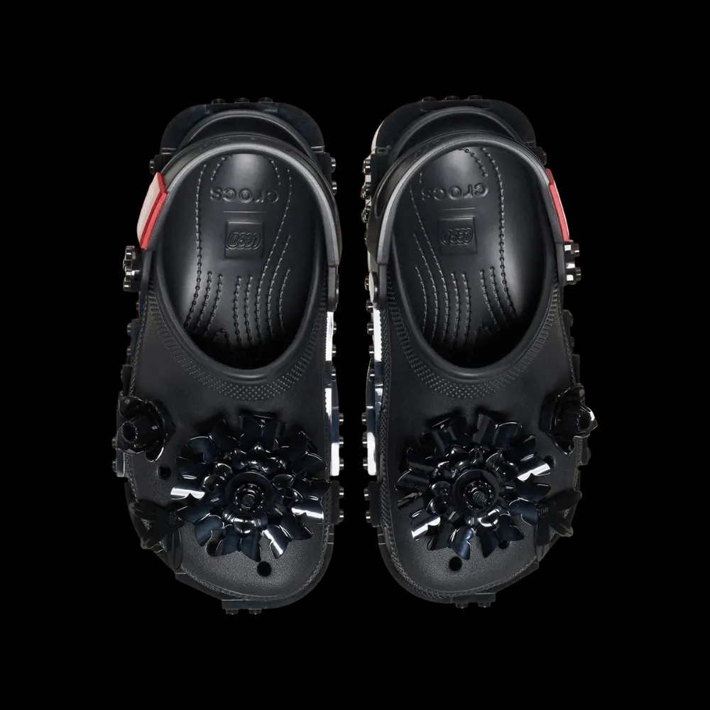 Lego x Crocs Midnight Garden Creativity Clog 'Black Red' - HypeFly India View 4