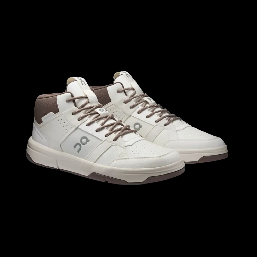 On Running The Roger Clubhouse Mid Ivory Ash - HypeFly India View 5