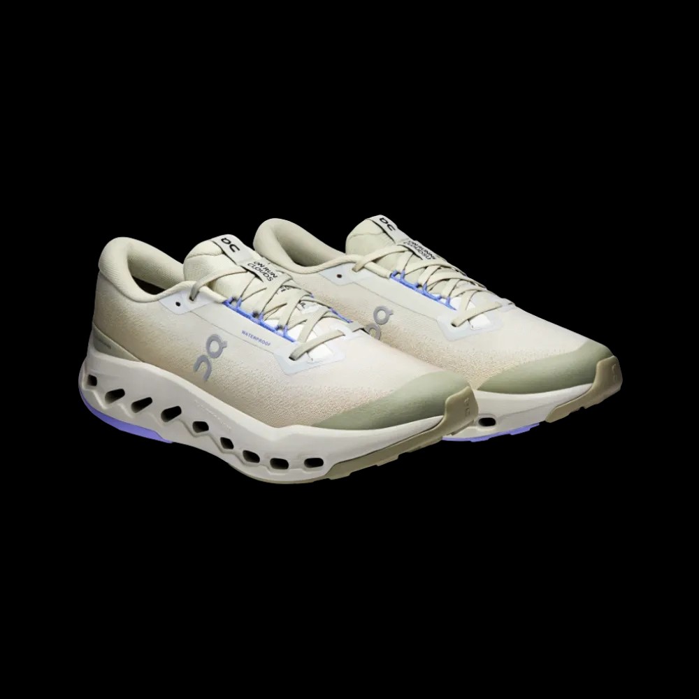 On Running Cloudsurfer Trail 2 Waterproof Ghost Chalk - HypeFly India View 5